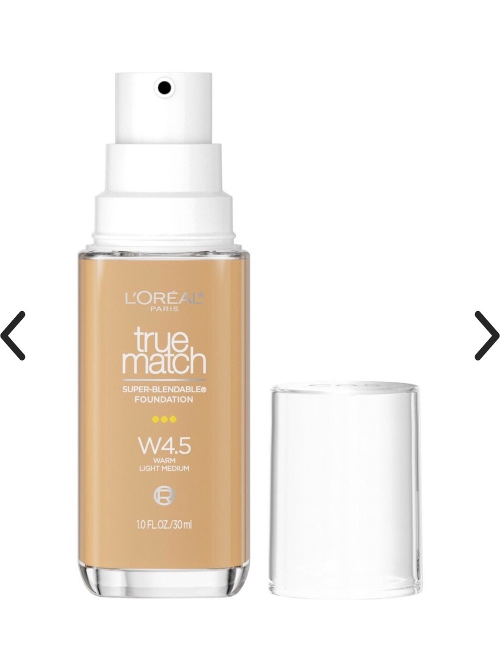 L'Oreal True Match Foundation W4.5 Warm Light Medium - Beige